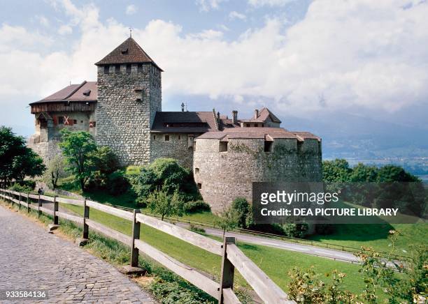 The castle of Vaduz, official residence of the Princes of Liechtenstein, Liechtenstein, 12th-20th century.
