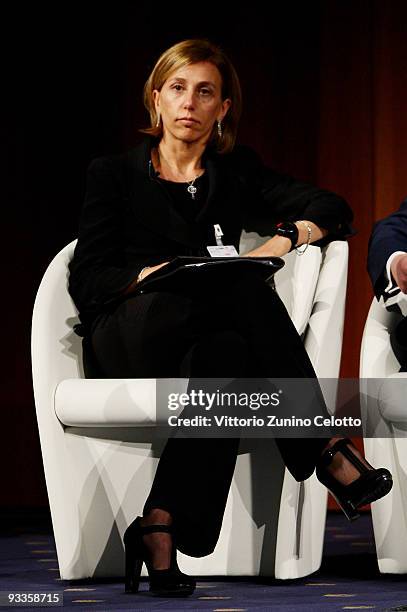 Paola Durante attends the 2009 Milan Fashion Global Summit on November 24, 2009 in Milan, Italy. The Summit gathers company leaders and top...