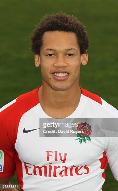 Dan Norton of England 7's poses for a portrait during a photocall at the Lensbury Club on November 24, 2009 in Teddington, England.