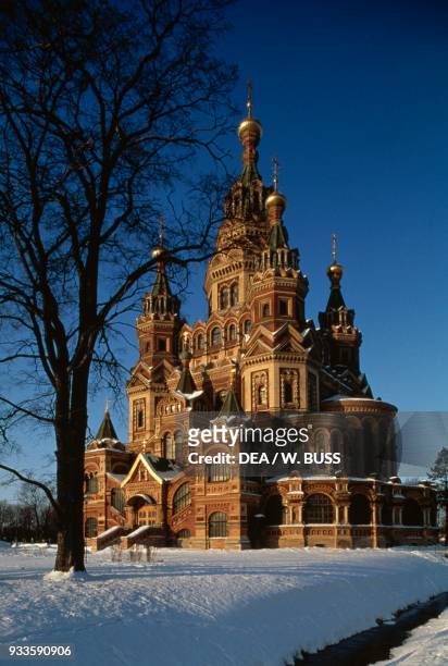 The Peter and Paul Cathedral, 1895-1905, Petergof, Russia, 19th-20th century.