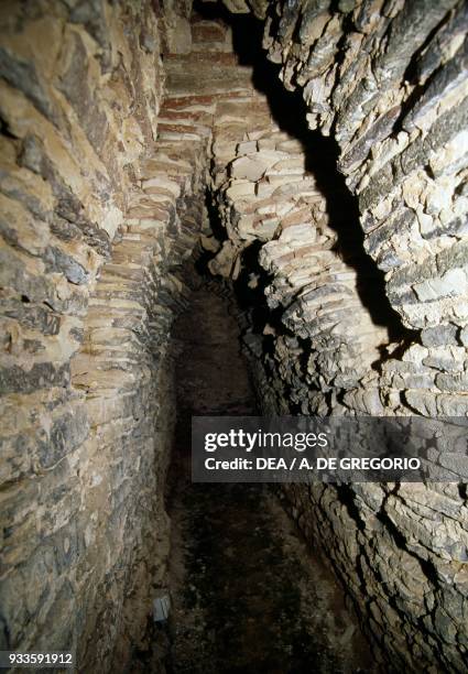 Oven for baking tiles, Augusta Raurica, Augst, Canton of Basel-Landschaft, Switzerland. Roman civilisation.