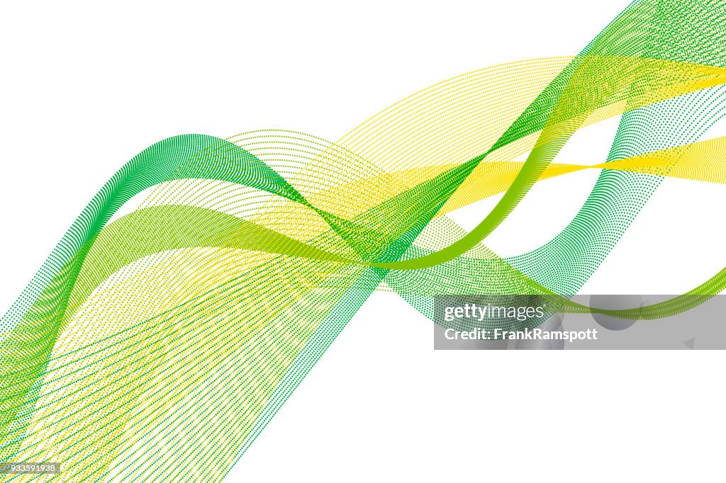 Spring Vector Data Curve Line Pattern Horizontal High-Res Vector ...