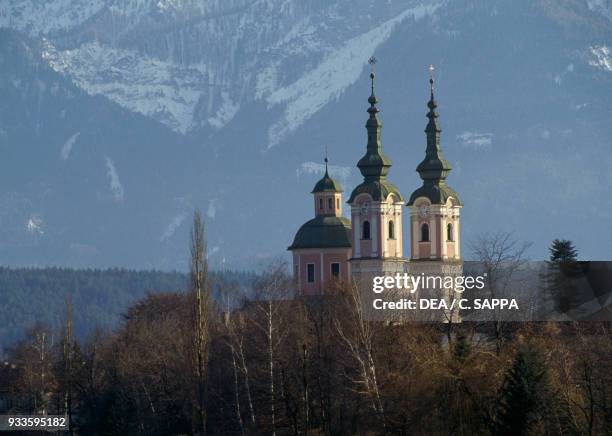 Holy cross church, Villach, Carinthia, Austria, 18th century.