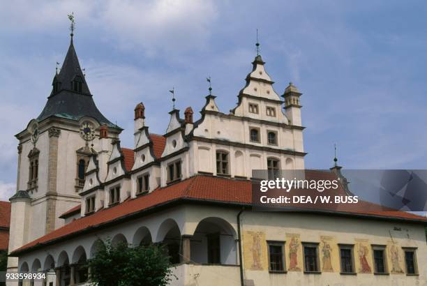 The old town hall and clock tower, Levoca , Slovakia, 15th-17th century.