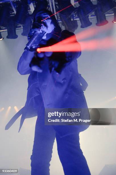 Marilyn Manson performs on stage at Zenith on November 24, 2009 in Munich, Germany.