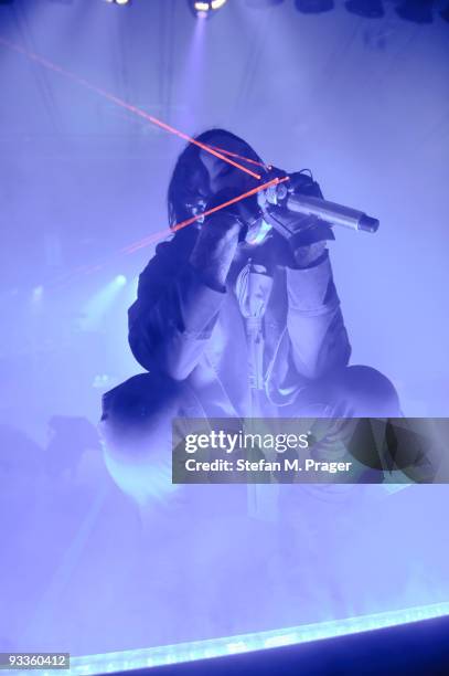 Marilyn Manson performs on stage at Zenith on November 24, 2009 in Munich, Germany.