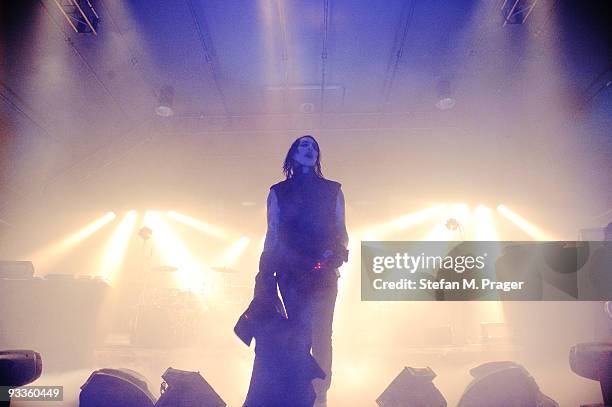 Marilyn Manson performs on stage at Zenith on November 24, 2009 in Munich, Germany.