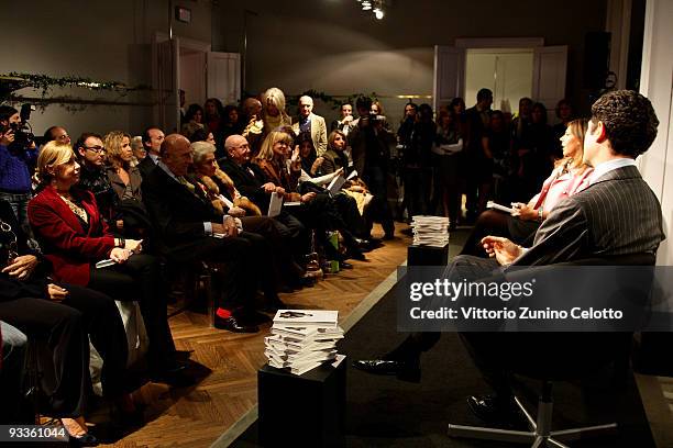 Atmosphere during the Matteo Marzotto Book Launch "Volare Alto" on November 24, 2009 in Milan, Italy.