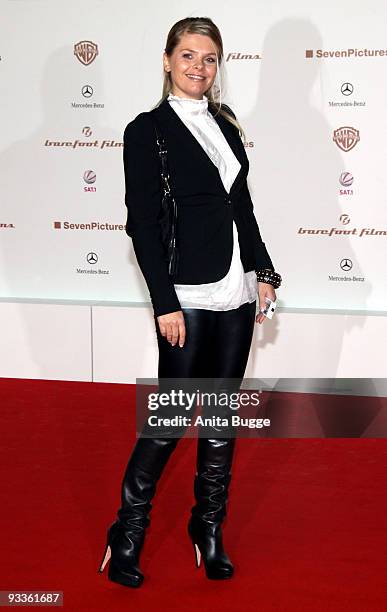 Actress Anne-Sophie Briest attends the premiere of 'Zweiohrkueken' at the Sony Center CineStar on November 24, 2009 in Berlin, Germany.