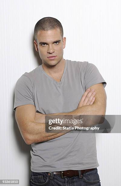 Actor Mark Salling from TV show Glee at a portrait session in New York on November 4, 2009. Published online.