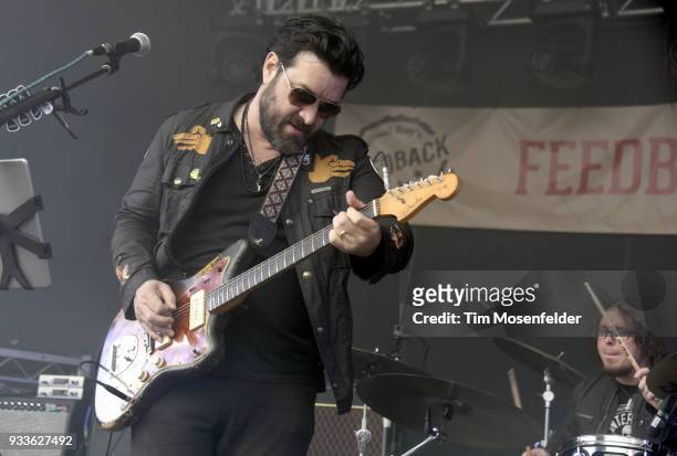 Bob Schneider performs during Rachael Ray's Feedback party at Stubb's Bar B Que during the South By Southwest conference and festivals on March 17,...