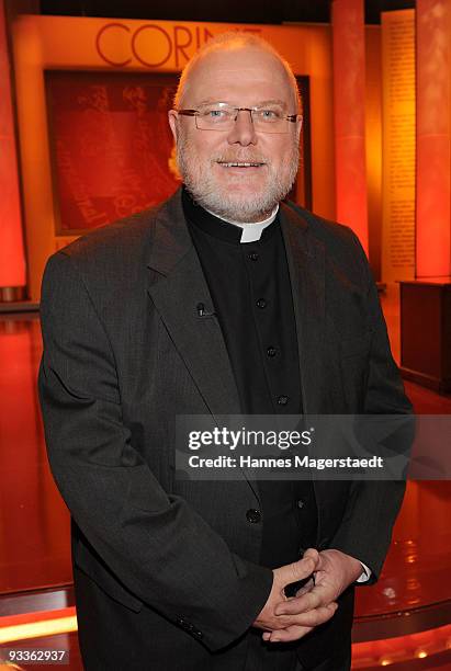 Bishop Reinhard Marx attends the annual Corine awards at the Prinzregenten Theatre on November 24, 2009 in Munich, Germany. The Corine Awards are...