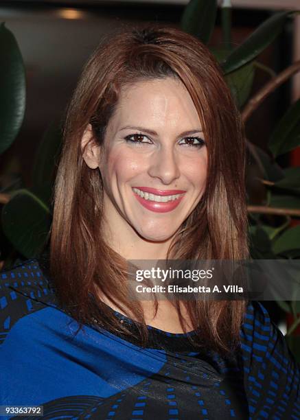 Actress Janet De Nardis attends '2009 Margutta Awards' at Margutta RistoArte on November 24, 2009 in Rome, Italy.