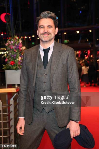 Director Sebastian Schipper attends the Opening Ceremony & 'Isle of Dogs' premiere during the 68th Berlinale International Film Festival Berlin at...