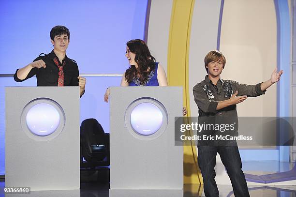 Favorite Disney Channel stars compete in five game show challenges during the "New Year's Eve Star Showdown" programming event THURSDAY, DECEMBER 31...