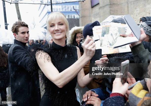 Actress Joely Richardson attends the Rakuten TV EMPIRE Awards 2018 at The Roundhouse on March 18, 2018 in London, England.