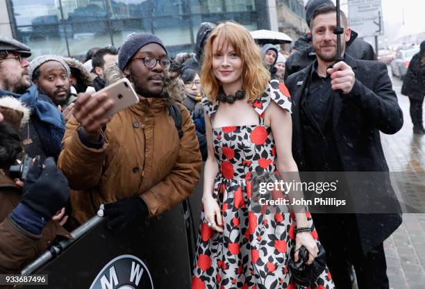 Actress Emily Beecham attends the Rakuten TV EMPIRE Awards 2018 at The Roundhouse on March 18, 2018 in London, England.