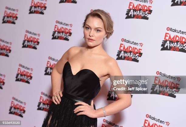 Actress Ciara Charteris attends the Rakuten TV EMPIRE Awards 2018 at The Roundhouse on March 18, 2018 in London, England.