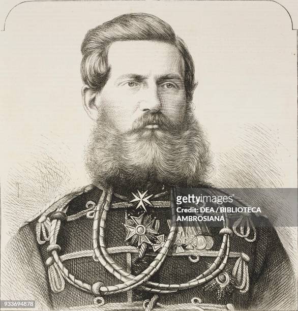 The crown prince Frederick William of Prussia , illustration from the magazine The Illustrated London News, volume LVII, August 20, 1870.