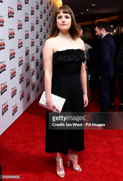 Hannah Britland attending the Rakuten TV Empire Awards 2018 at the Roundhouse, London.