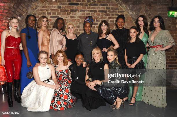 Tallulah Haddon, Simona Brown, Stefanie Martini, Amma Asante, Terri White, Marai Larasi, Ophelia Lovibond, guest, Dafne Keen, Anya Taylor-Joy and...