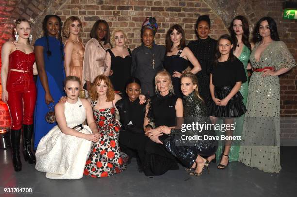 Tallulah Haddon, Simona Brown, Stefanie Martini, Amma Asante, Terri White, Marai Larasi, Ophelia Lovibond, guest, Dafne Keen, Anya Taylor-Joy and...