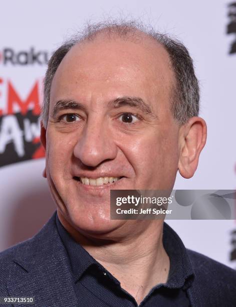 Armando Iannucci attends the Rakuten TV EMPIRE Awards 2018 at The Roundhouse on March 18, 2018 in London, England.