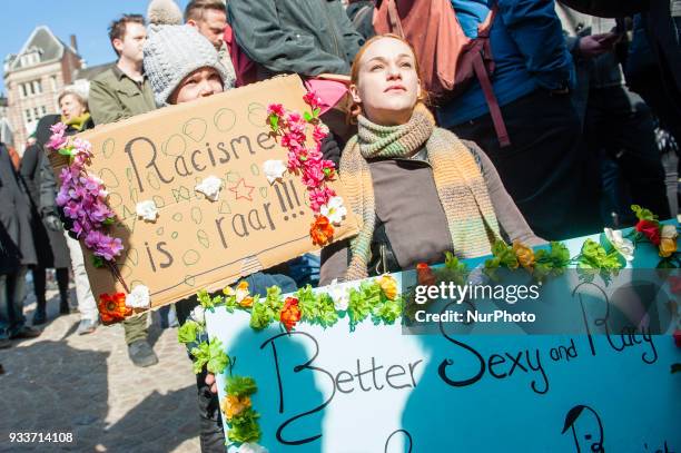 March 18th, Amsterdam. Around two thousands of people was gathering this Saturday March 18th in the center of Amsterdam during a demonstration...