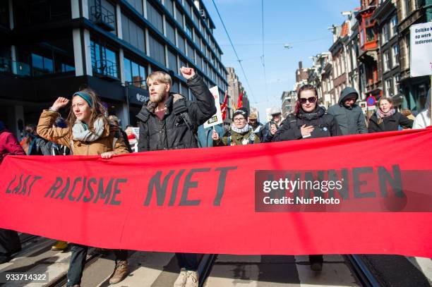 March 18th, Amsterdam. Around two thousands of people was gathering this Saturday March 18th in the center of Amsterdam during a demonstration...