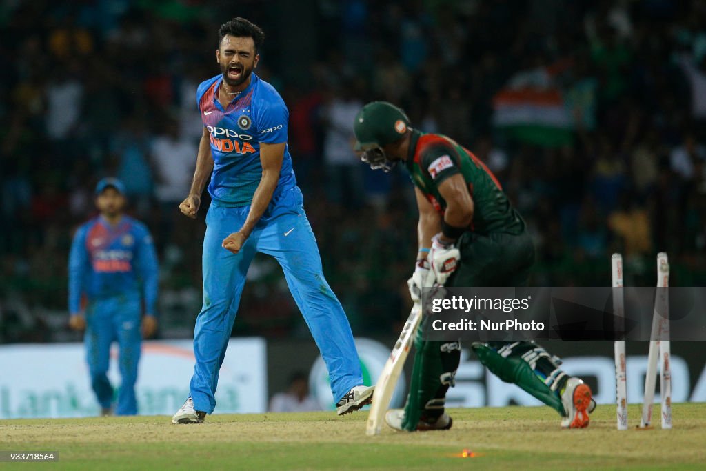 India v Bangladesh - Twenty 20 cricket match