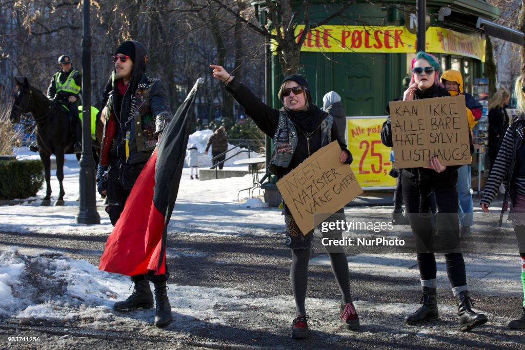 Norway Human Rights People protest in Oslo, Norway, on 18 March 2018 against the... News ...