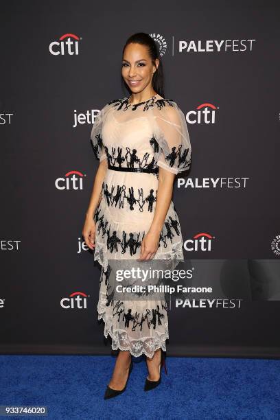 Amanda Brugel attends the 2018 PaleyFest Los Angeles - Hulu's "The Handmaid's Tale" at Dolby Theatre on March 18, 2018 in Hollywood, California.