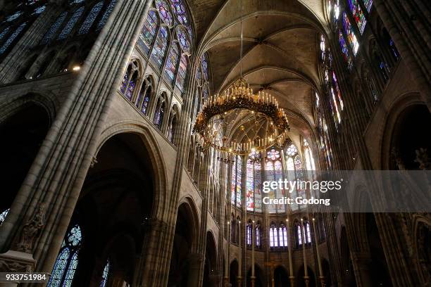 Saint Denis basilica apse. France.