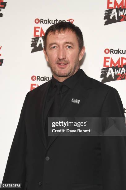 Ralph Ineson poses in the winners room at the Rakuten TV EMPIRE Awards 2018 at The Roundhouse on March 18, 2018 in London, England.