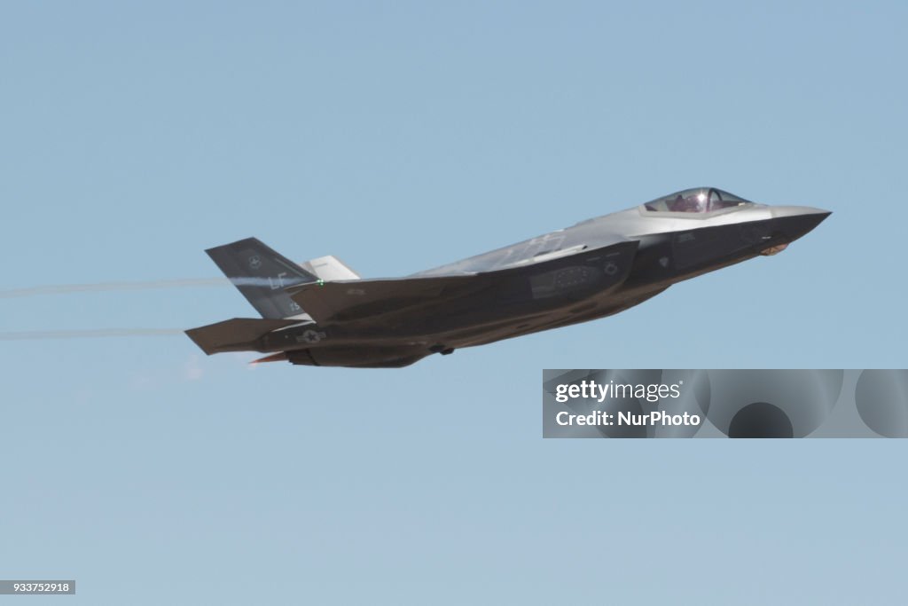 US Air Force showcases F-35