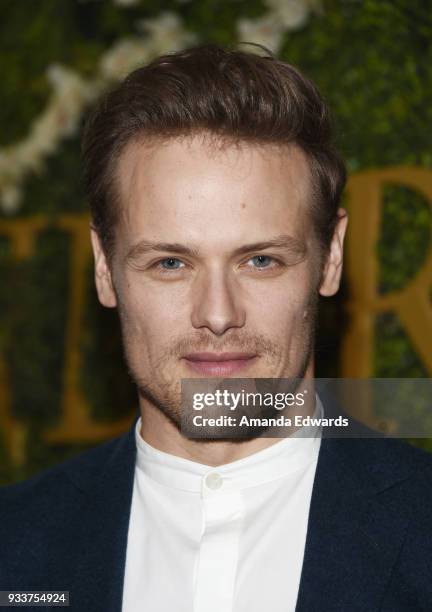 Actor Sam Heughan arrives at Starz's "Outlander" FYC Special Screening and Panel at the Linwood Dunn Theater at the Pickford Center for Motion Study...