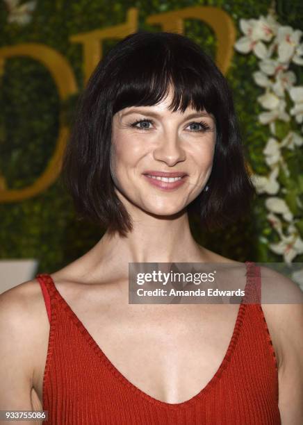 Actress Caitriona Balfe arrives at Starz's "Outlander" FYC Special Screening and Panel at the Linwood Dunn Theater at the Pickford Center for Motion...