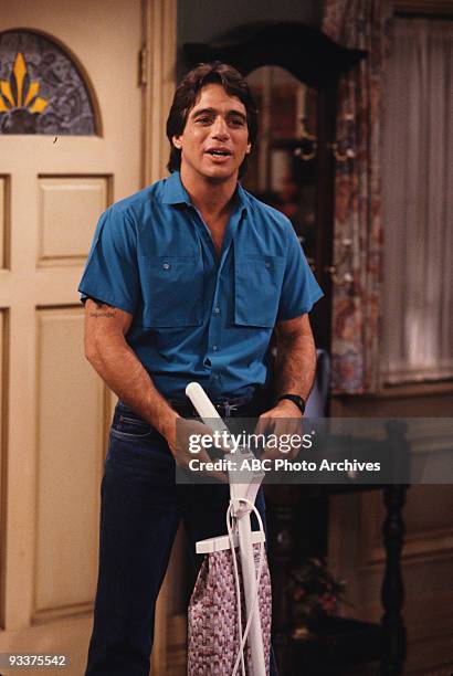 Hunk of the Month" - Season Two - 11/19/85, Tony became the object of a woman's affections after he posed for a calendar. ,