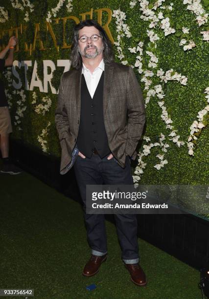 Executive producer Ronald D. Moore arrives at Starz's "Outlander" FYC Special Screening and Panel at the Linwood Dunn Theater at the Pickford Center...