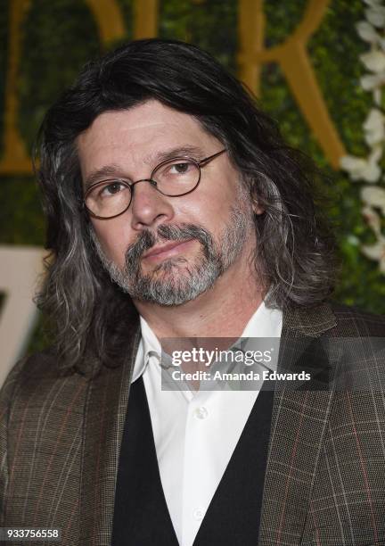 Executive producer Ronald D. Moore arrives at Starz's "Outlander" FYC Special Screening and Panel at the Linwood Dunn Theater at the Pickford Center...