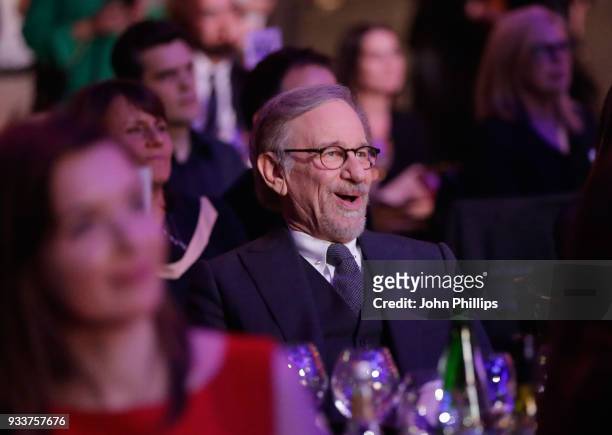Director Steven Spielberg attends the Rakuten TV EMPIRE Awards 2018 at The Roundhouse on March 18, 2018 in London, England.