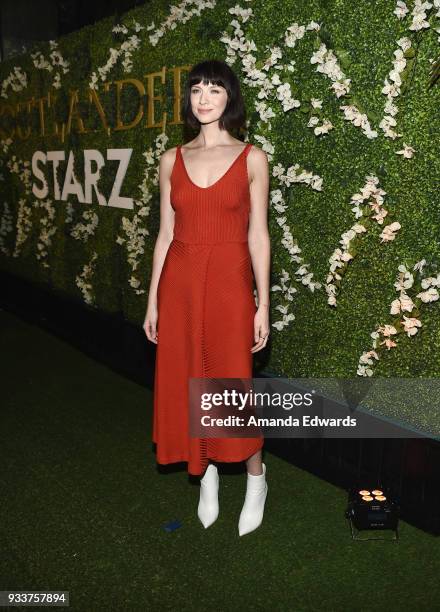 Actress Caitriona Balfe arrives at Starz's "Outlander" FYC Special Screening and Panel at the Linwood Dunn Theater at the Pickford Center for Motion...