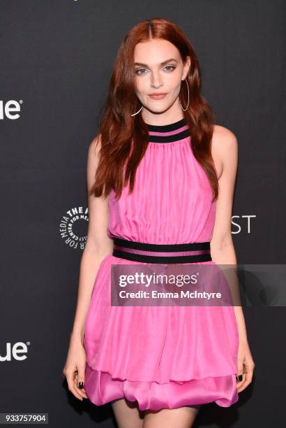 Madeline Brewer attends The Paley Center For Media's 35th Annual PaleyFest Los Angeles with "The Handmaid's Tale" at Dolby Theatre on March 18, 2018...