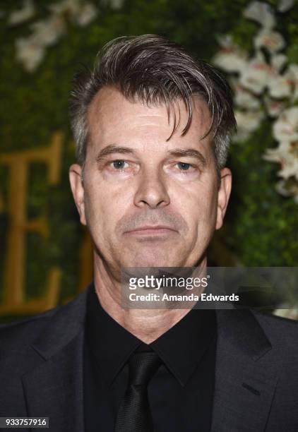 Production designer Jon Gary Steele arrives at Starz's "Outlander" FYC Special Screening and Panel at the Linwood Dunn Theater at the Pickford Center...