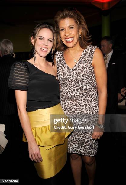 Today Show' anchors Natalie Morales and Hoda Kotb attend Al Roker's "The Morning Show Murders" book launch celebration at SushiSamba 7 on November...