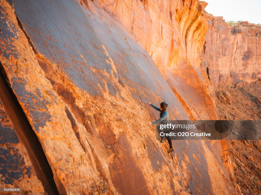Rock Climbing in Moab Utah