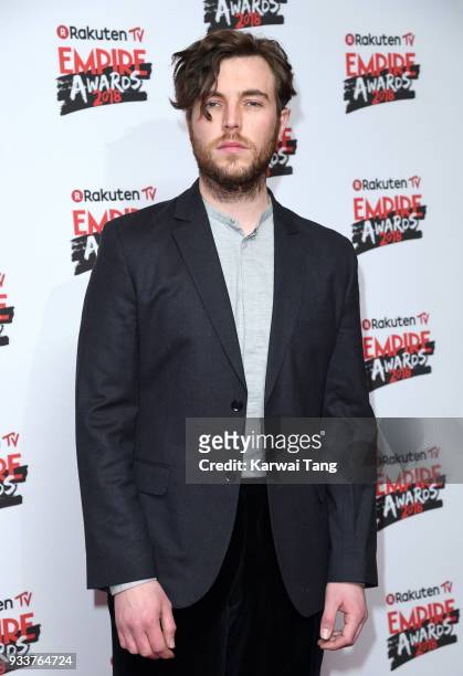 Tom Hughes attends the Rakuten TV EMPIRE Awards 2018 at The Roundhouse on March 18, 2018 in London, England.