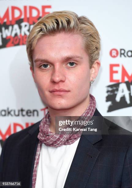 Tom Glynn-Carney attends the Rakuten TV EMPIRE Awards 2018 at The Roundhouse on March 18, 2018 in London, England.