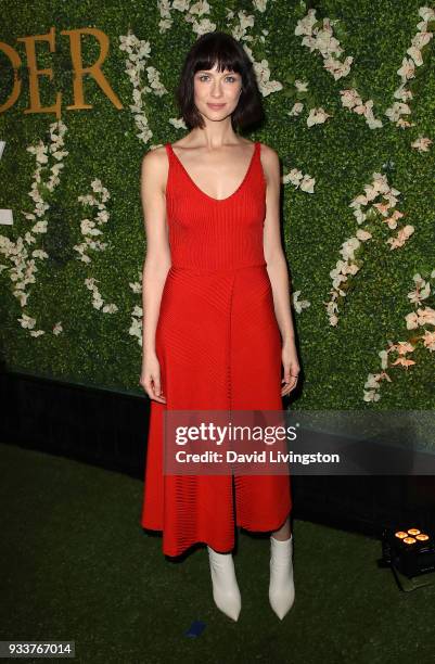 Actress Caitriona Balfe attends the For Your Consideration event for STARZ's "Outlander" at the Linwood Dunn Theater on March 18, 2018 in Los...