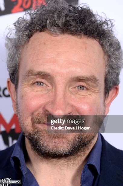 Eddie Marsan poses in the winners room at the Rakuten TV EMPIRE Awards 2018 at The Roundhouse on March 18, 2018 in London, England.